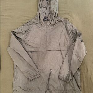 H&M Men's Beige Hooded Windbreaker
